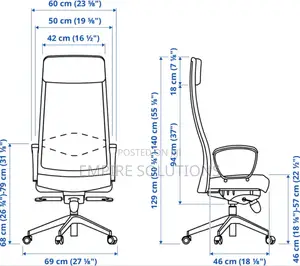 Gunlocke Genuine Office Chair Dubai Used