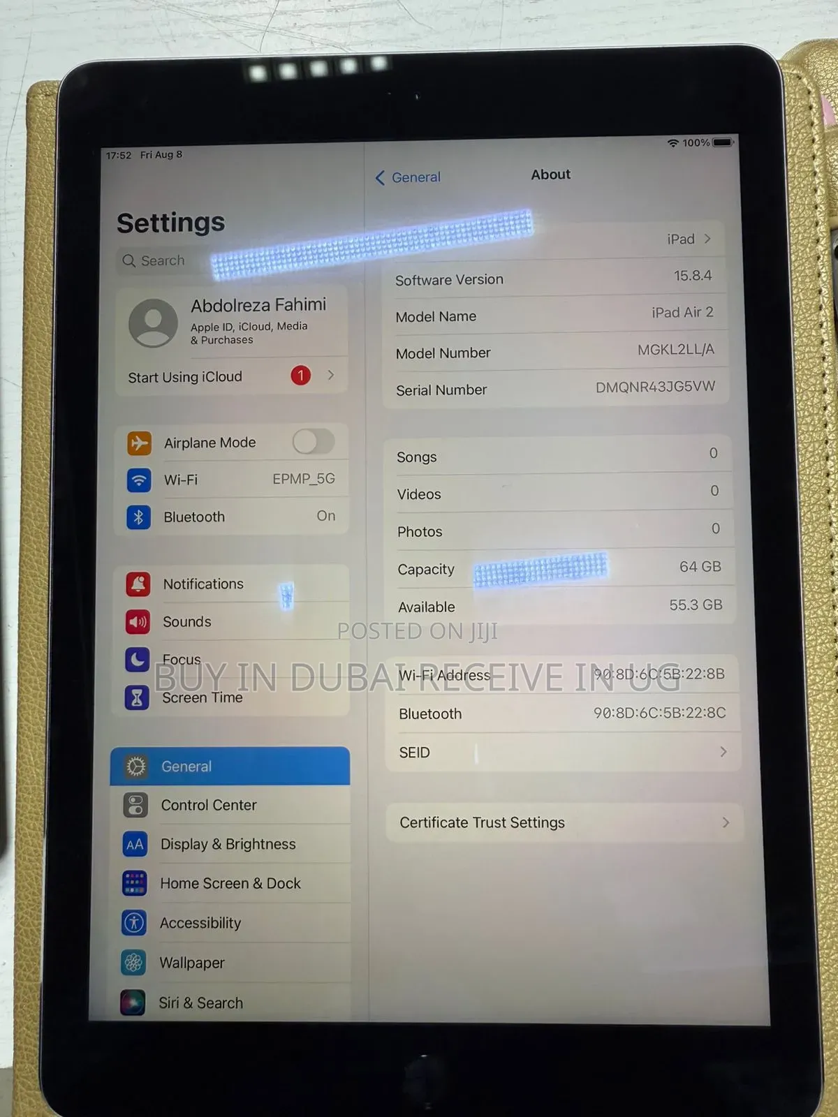 Apple iPad Air 2 64 GB Silver