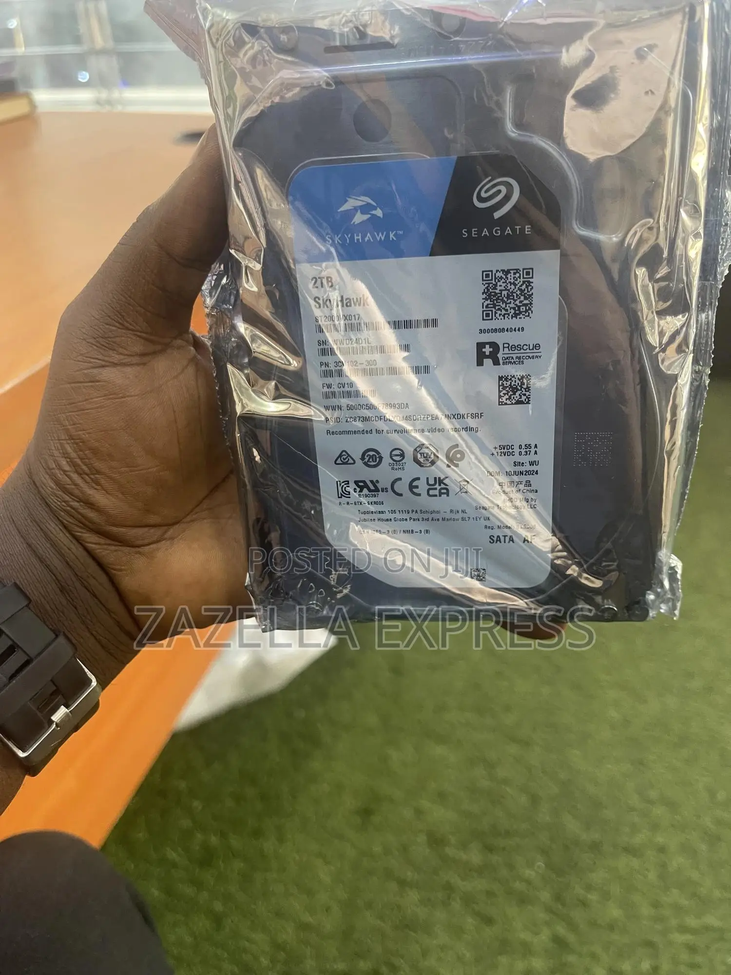Seagate 2tb Hard Disk Surveilance Video Recording