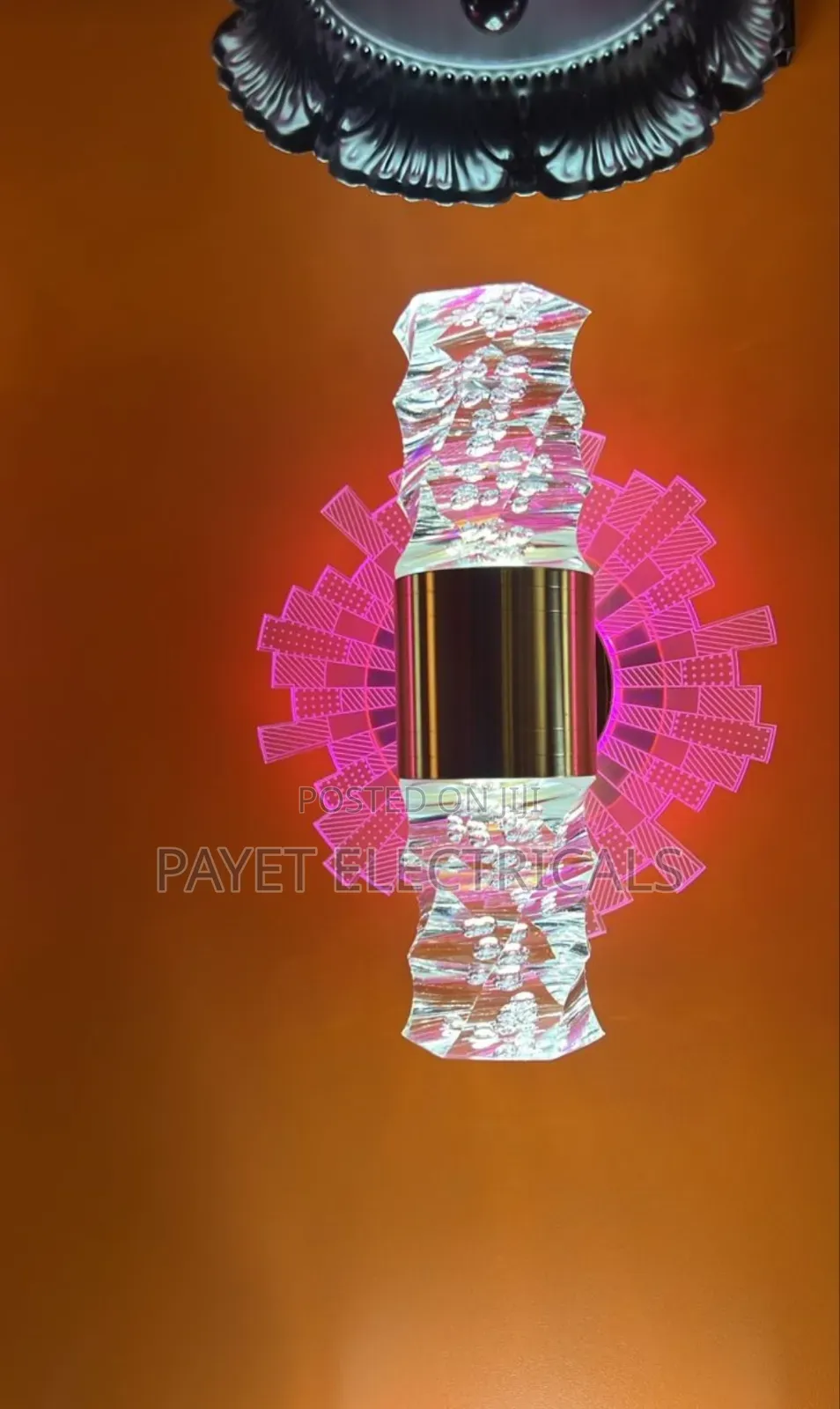 Led White /Pink Wall Light