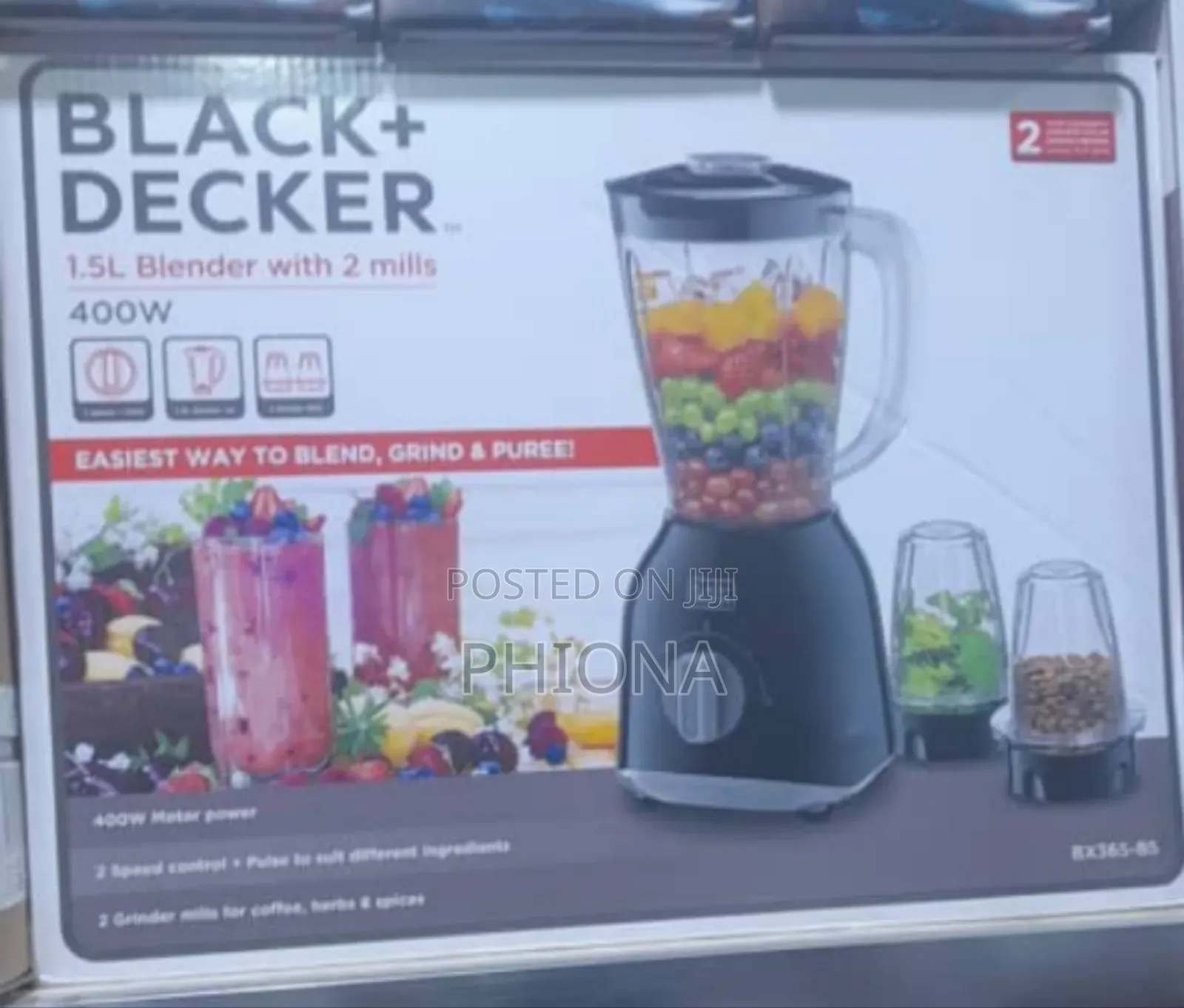 Black + Blender 3 in One 400w