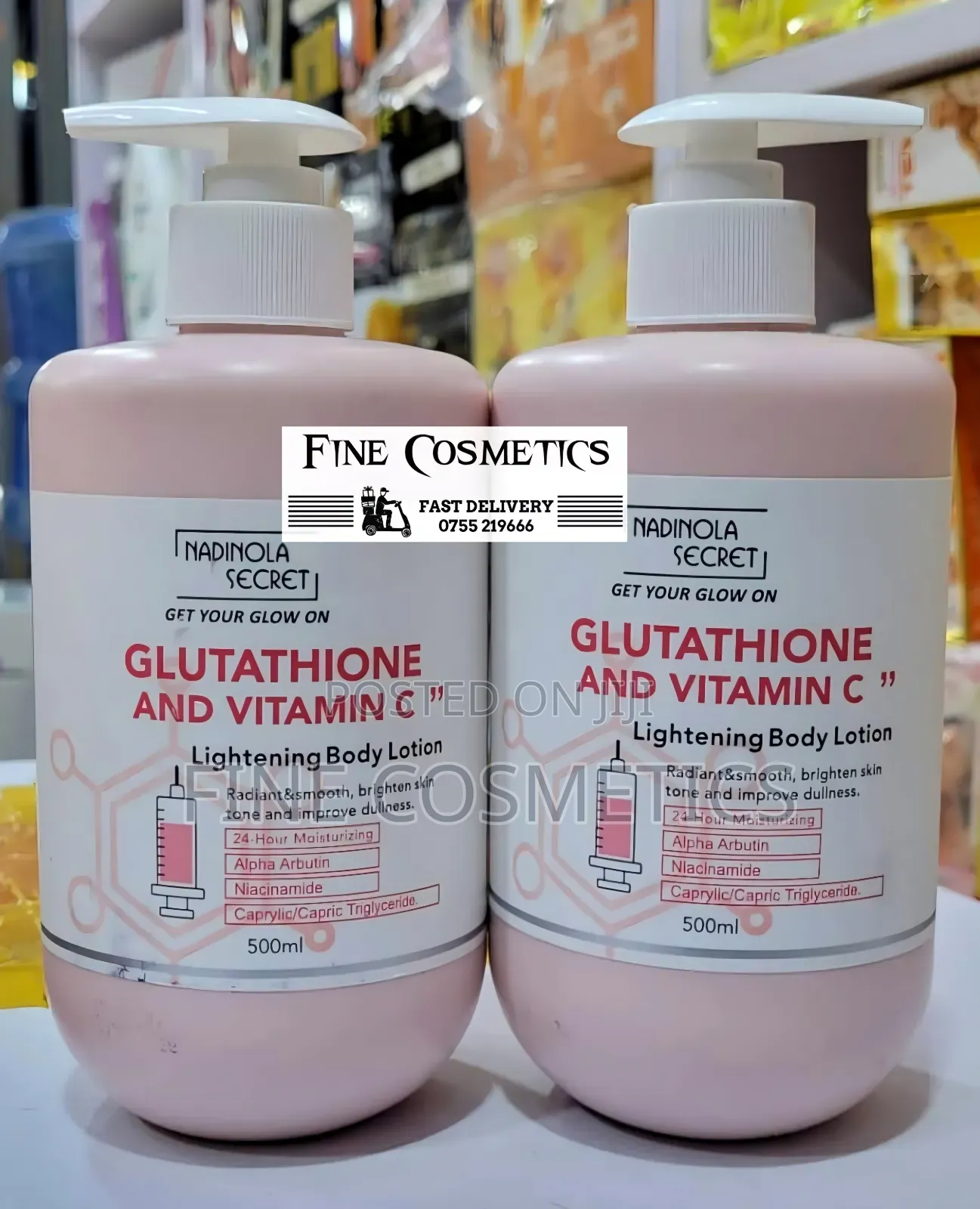 Nadinola Secret Glutathione Vitamin C Lightening Body Lotion