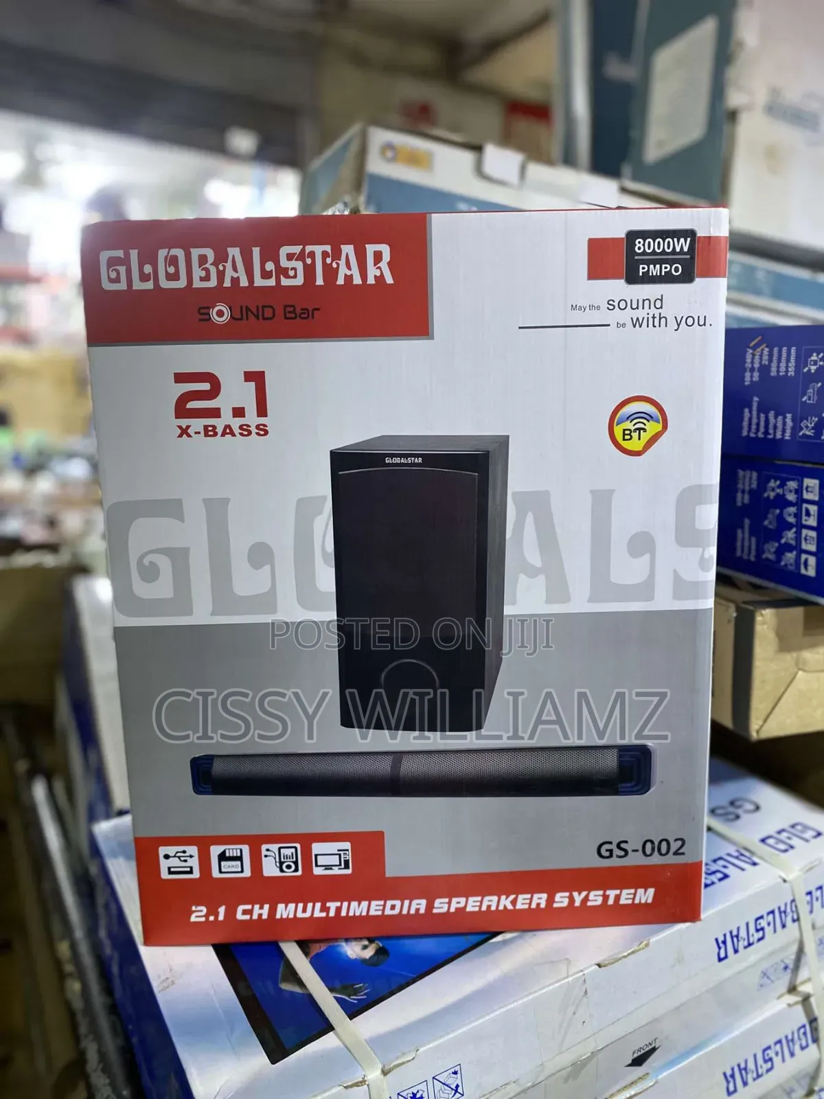 Globalstar Sound Bar 2.1 Inch Multimedia Speaker System