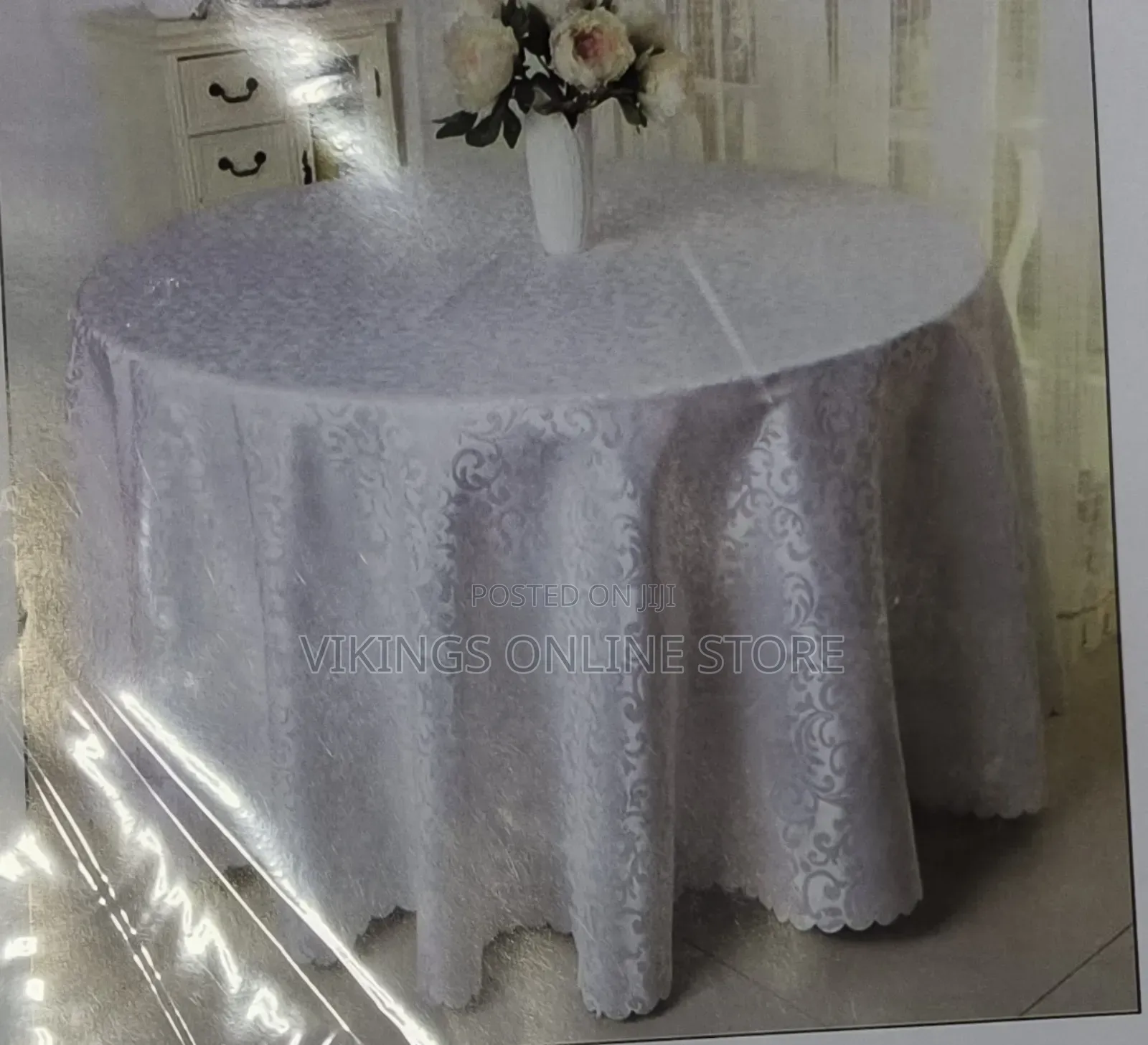 Polyester Tablecloths Tablecovers Round Table Cloth. 3m
