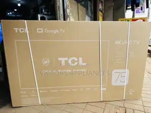 Original TCL 75” Uhd Google Smart Tv