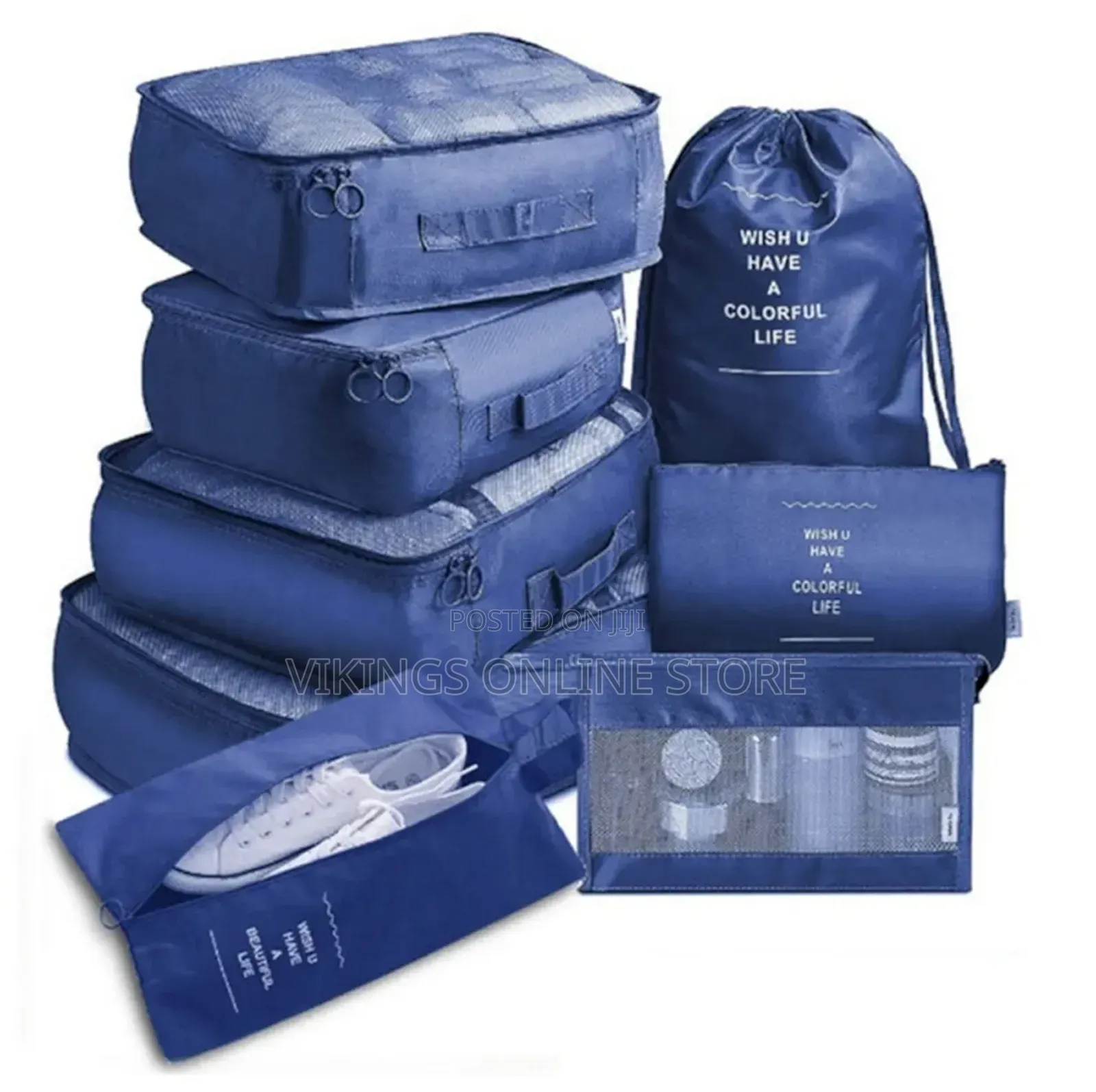 8pcs Set Organizer Bags for Travel Organizer Bag Accessories