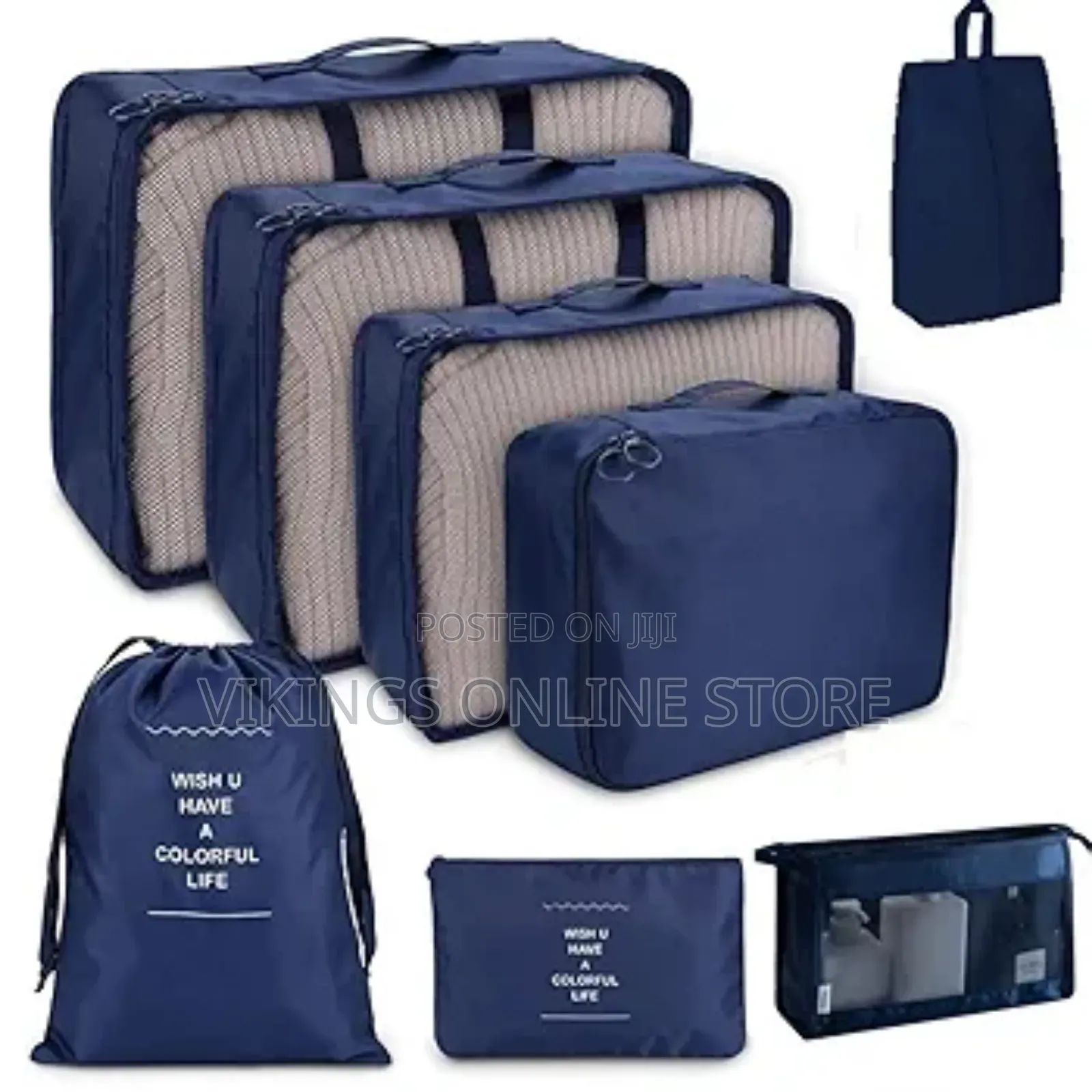 8pcs Set Organizer Bags for Travel Organizer Bag Accessories