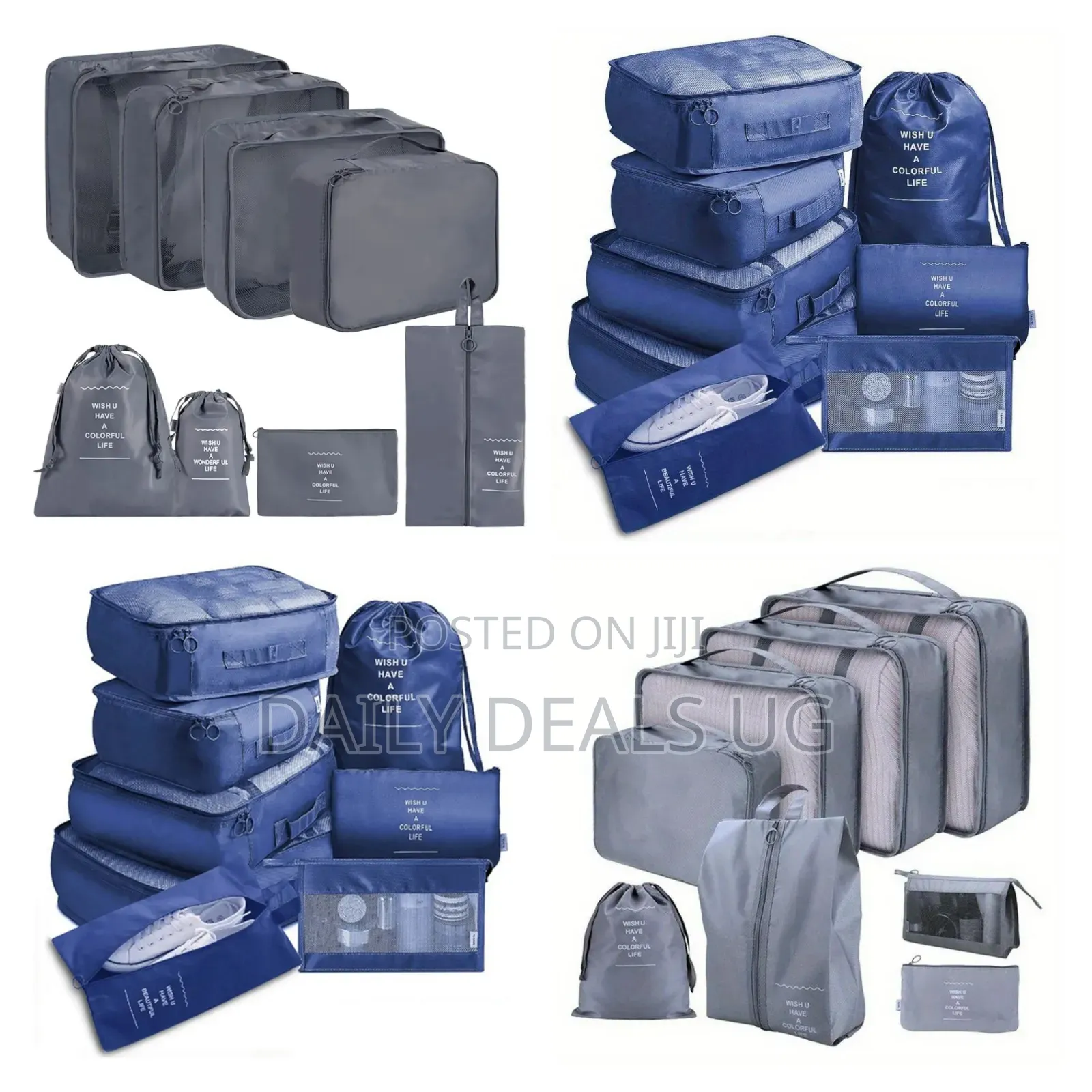 8 Set Packing Cube for Suitcase, Luggage Storage Bags