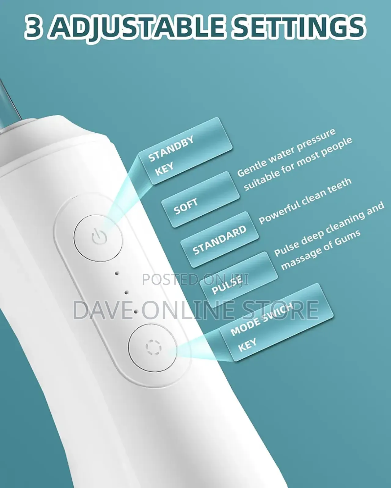 Water Dental Flosser Pick Waterproof Oral Irrigator