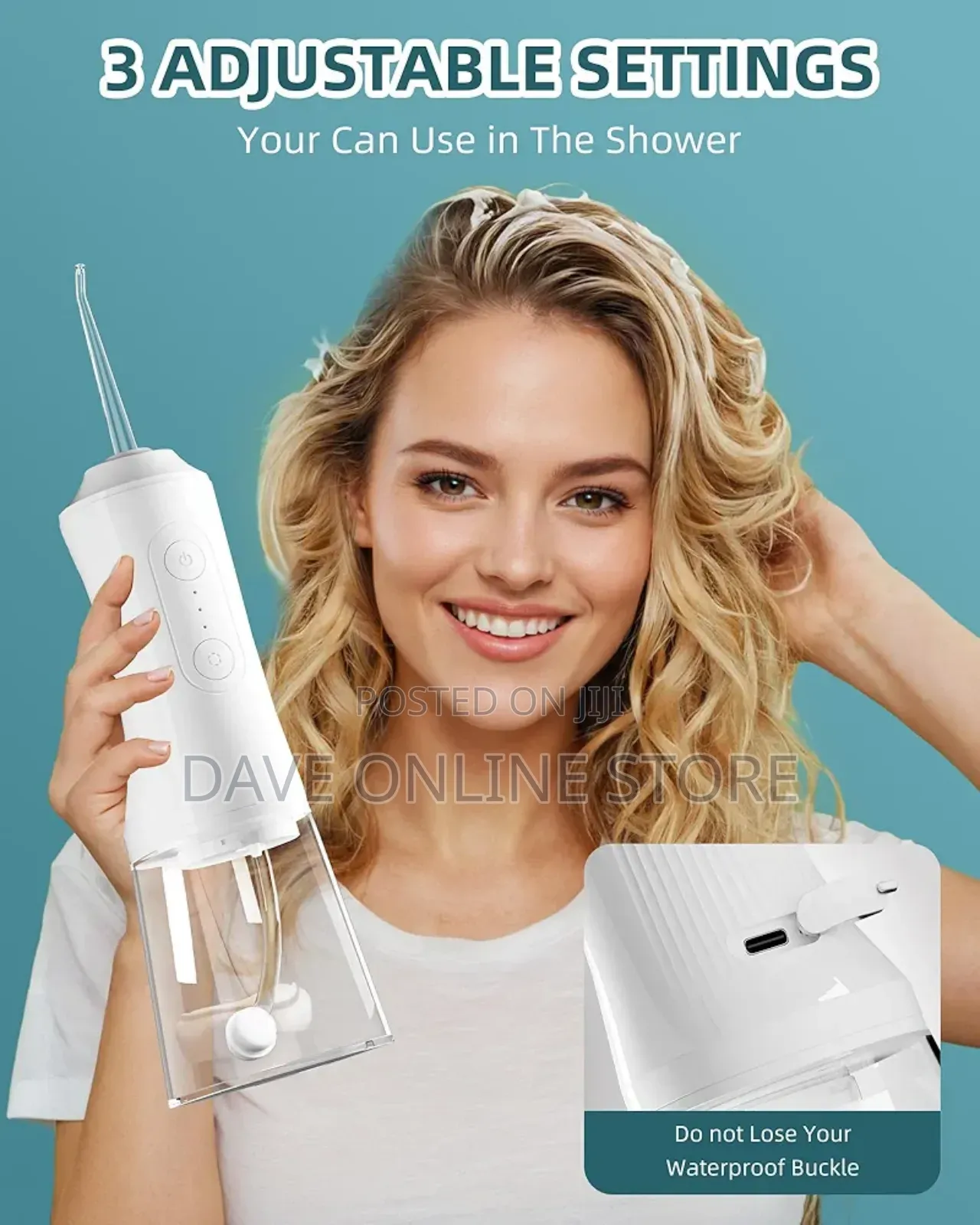 Water Dental Flosser Pick Waterproof Oral Irrigator