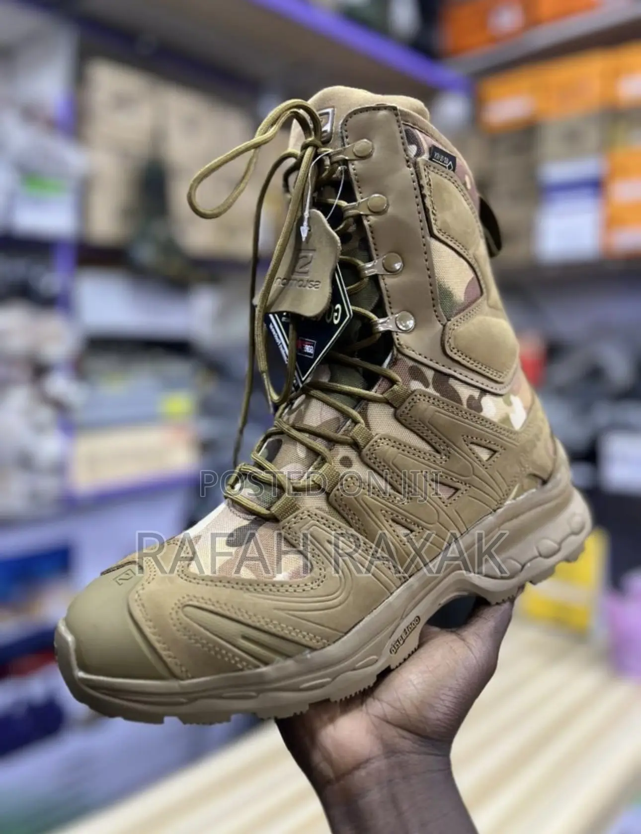 Original Salomon High Tactical Military Combat Hiking Boots