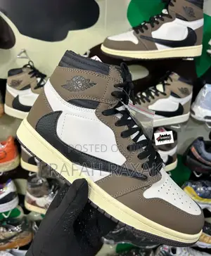 Original Air Jordan 1 Retro High Og Mocha X Travis Scott
