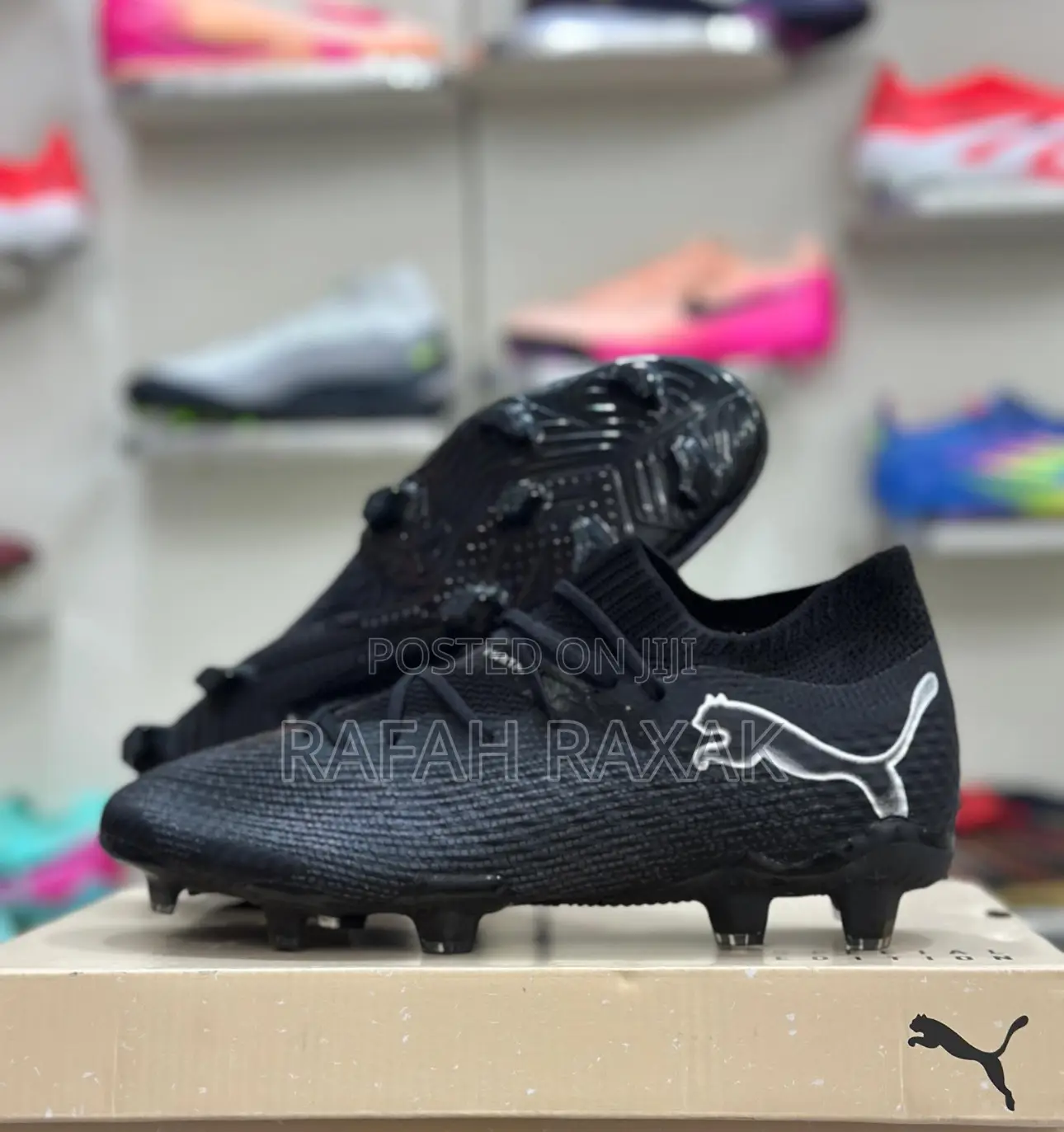 Original Black Puma Future 7 Ultimate Fg/Ag Football Boots