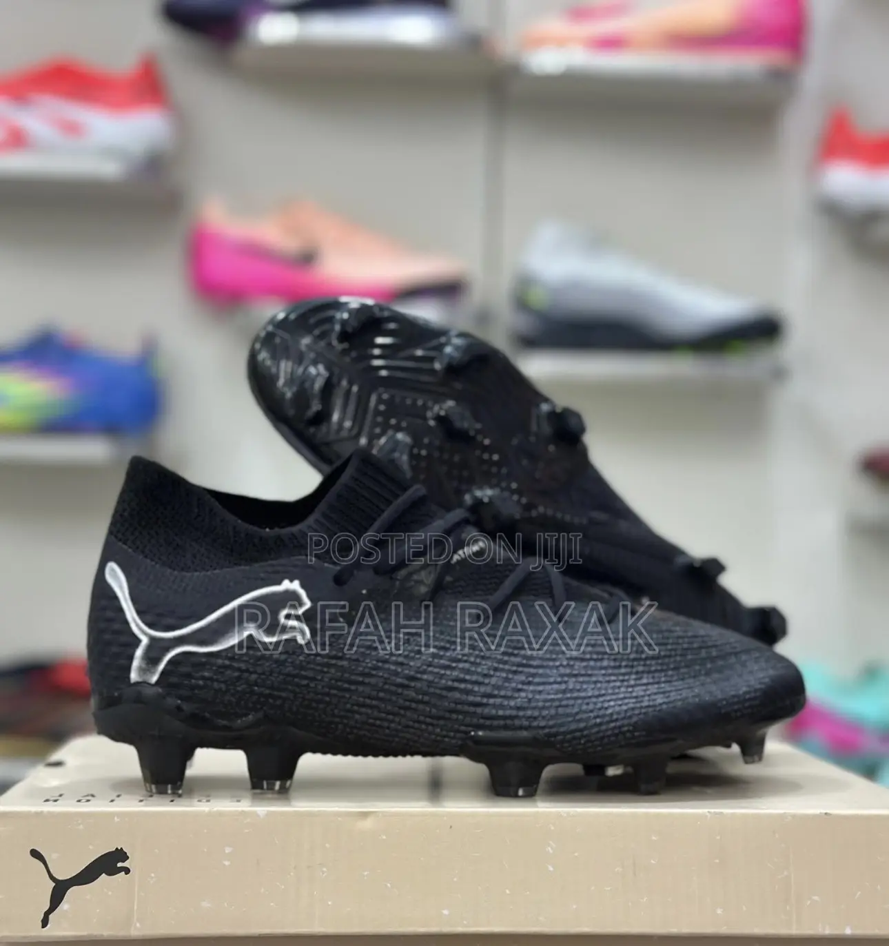 Original Black Puma Future 7 Ultimate Fg/Ag Football Boots