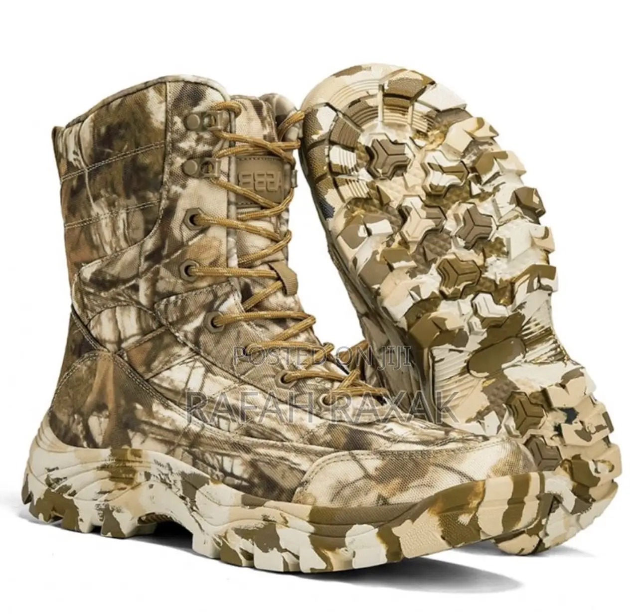 Men’S A533  Camouflage High Top Military Army Desert Boots