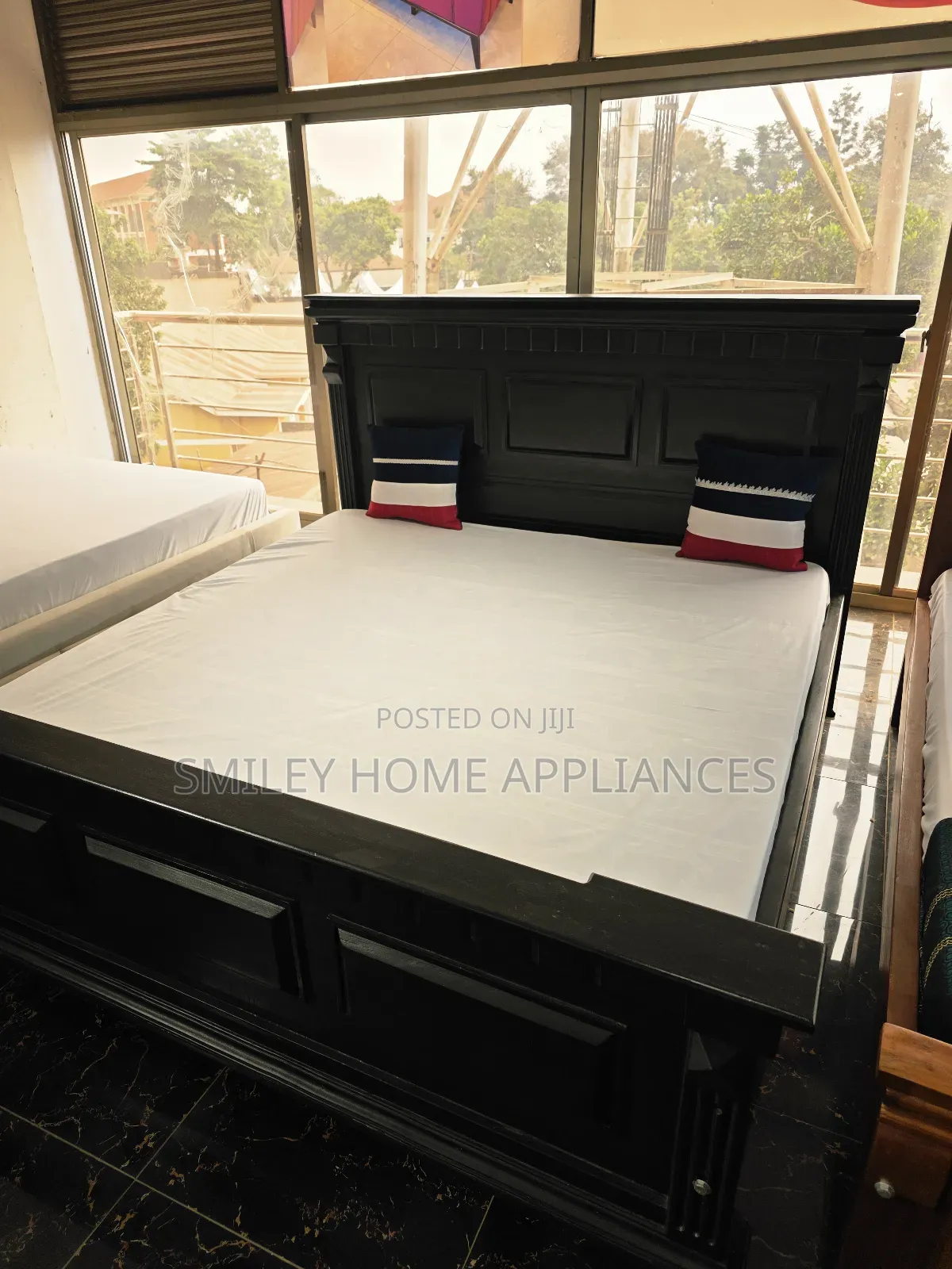 6 by 6 Master Piece Bedroom Bed Black Color at 20% Discount