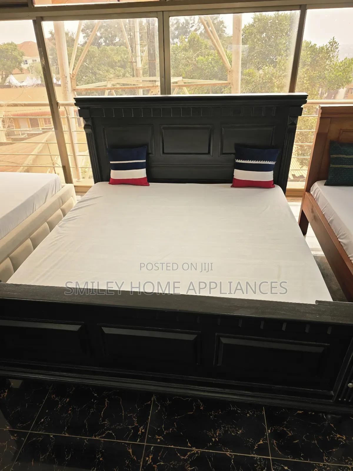 6 by 6 Master Piece Bedroom Bed Black Color at 20% Discount