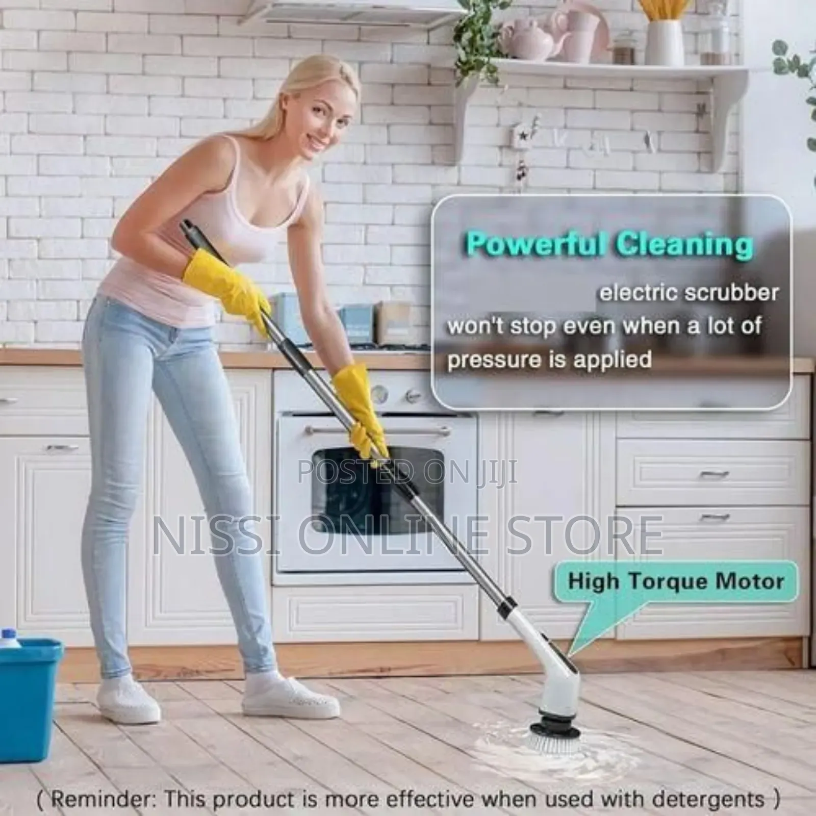 Electric Cordless Spin Scrubber/Brush