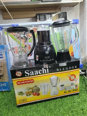 3.1 Saachi Blender- Black [2 Jars In 1 Unit]