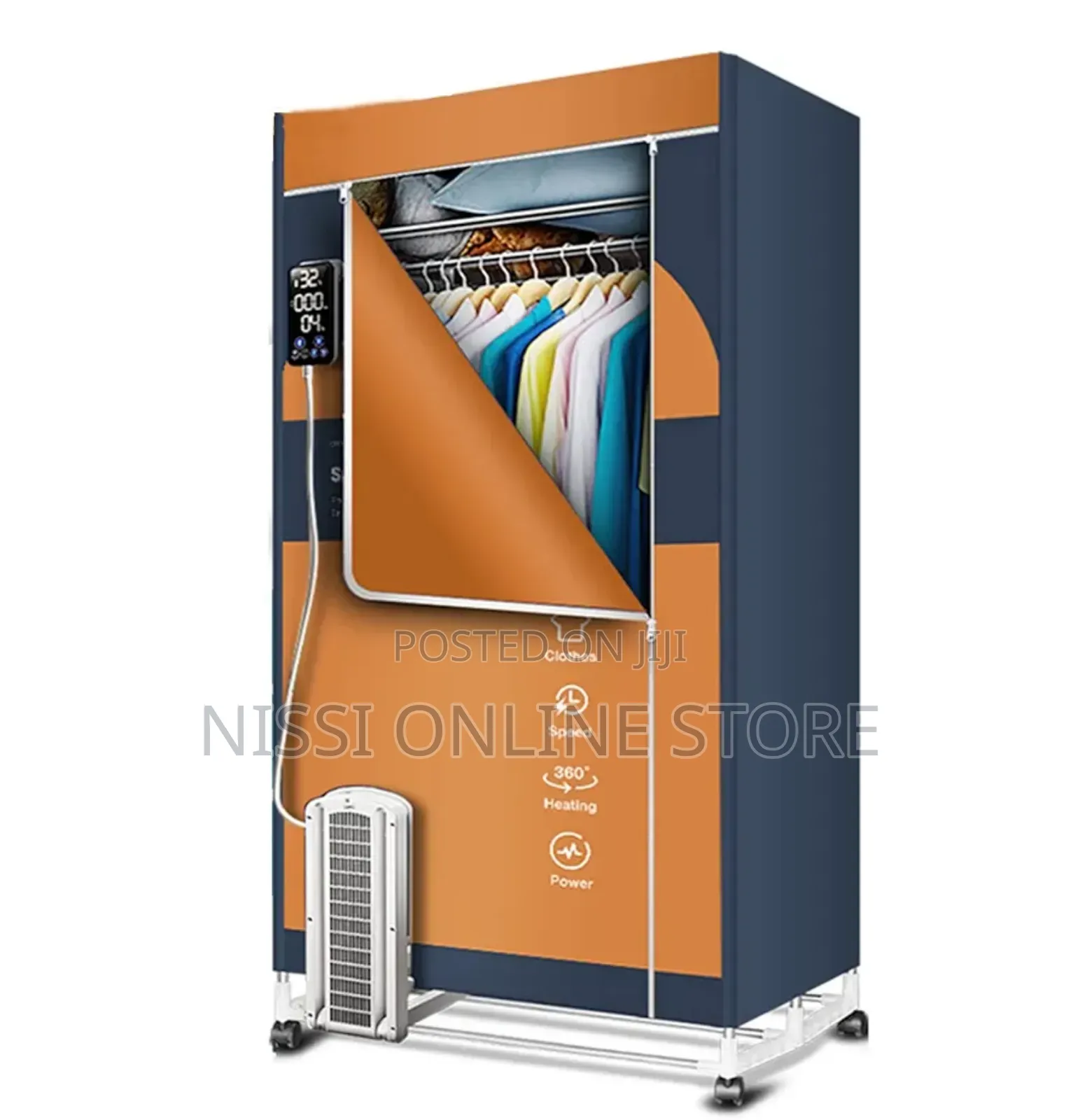 Multi Speed Heated Clothes Dryer