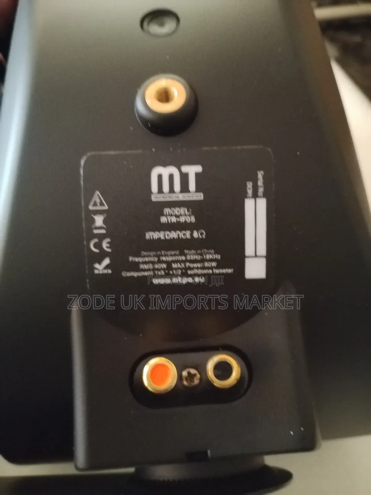 Pair Mt Professional Acoustics Studio Speakers