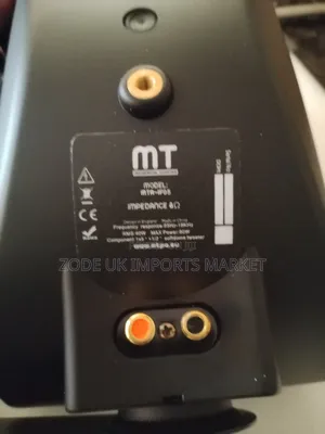 Pair Mt Professional Acoustics Studio Speakers