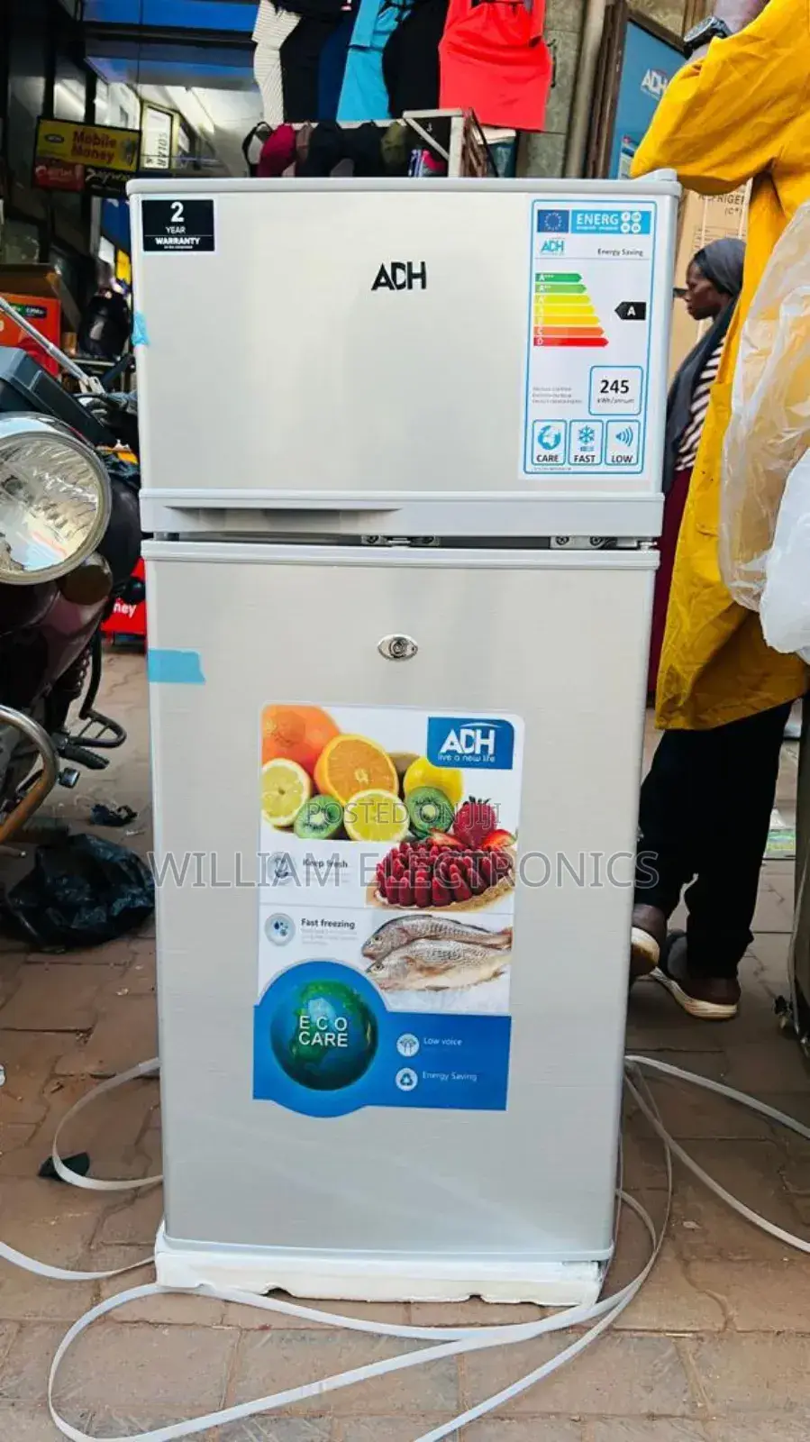 Adh 108l Double Door Fridge