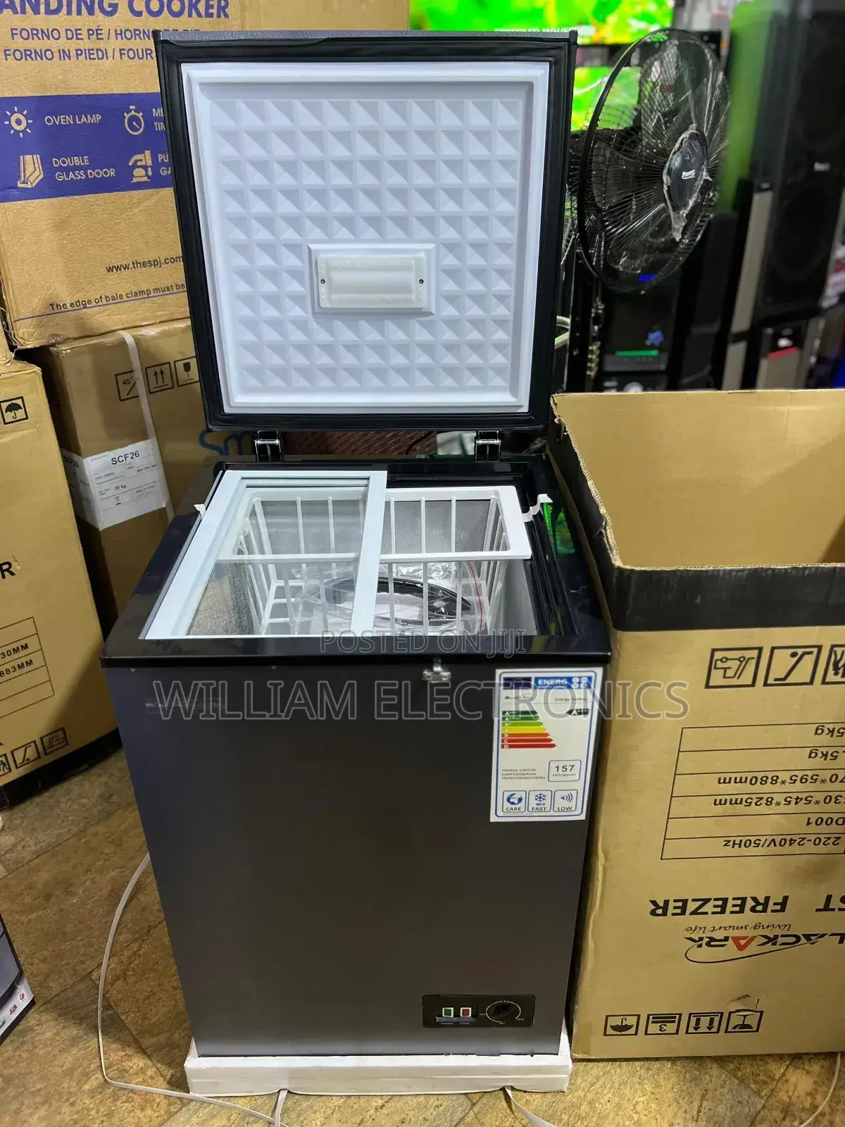 130,Litres Black Ark Deep Freezer