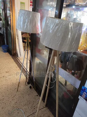 Wooden Floor Standing Lamp Shade