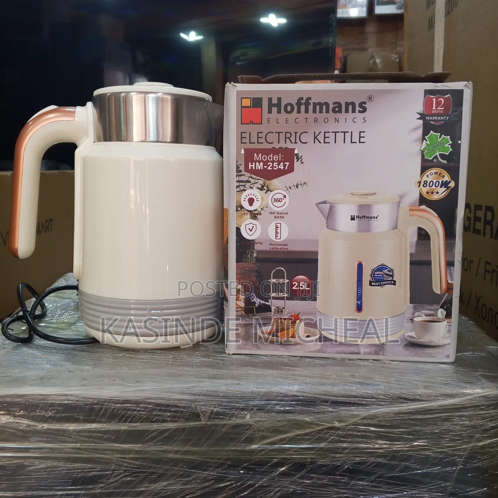 Hoffman's Electric Kettle 2.5litres