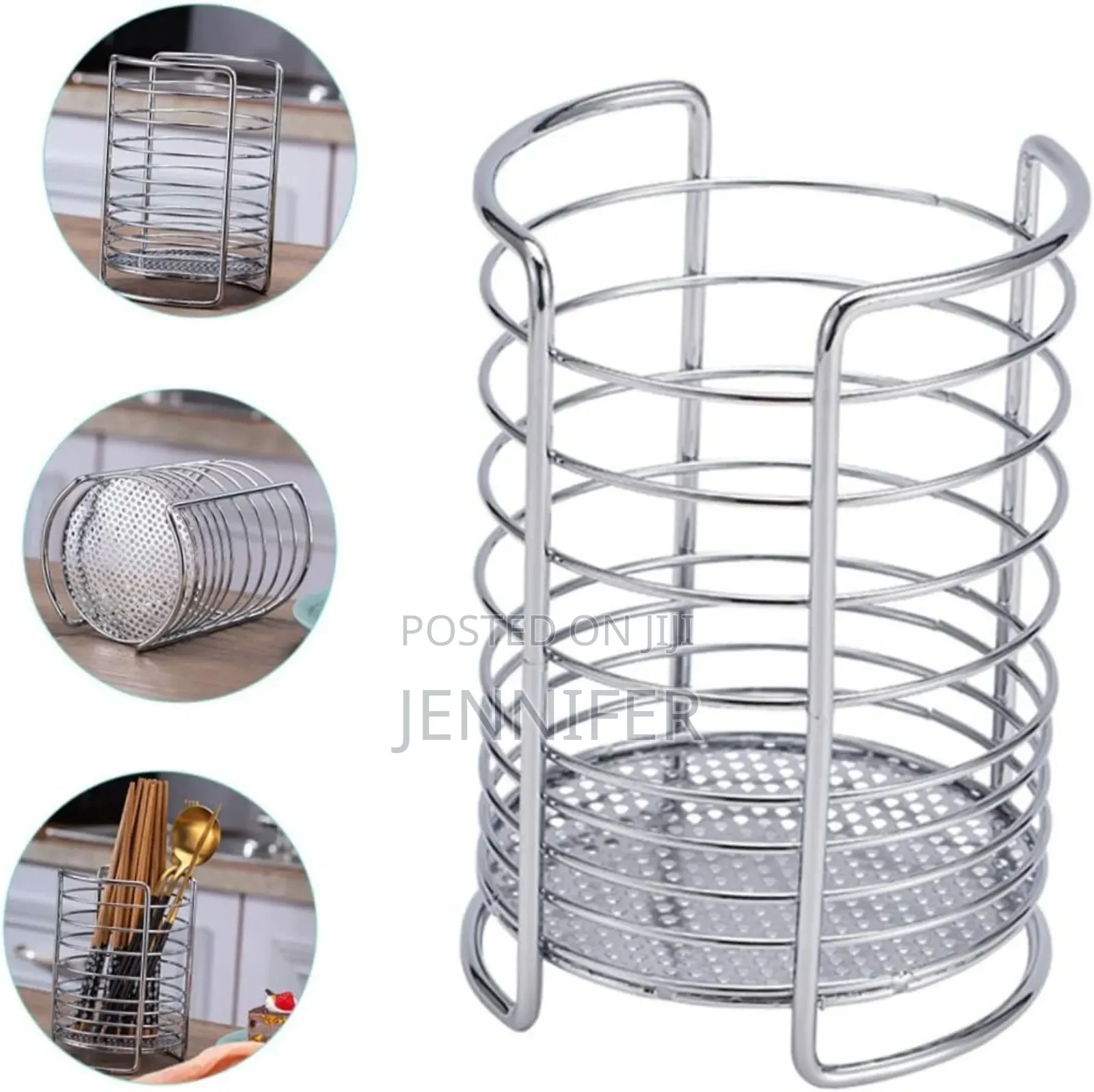 Stainless Steel Kitchen Utensil Holder or Organizer