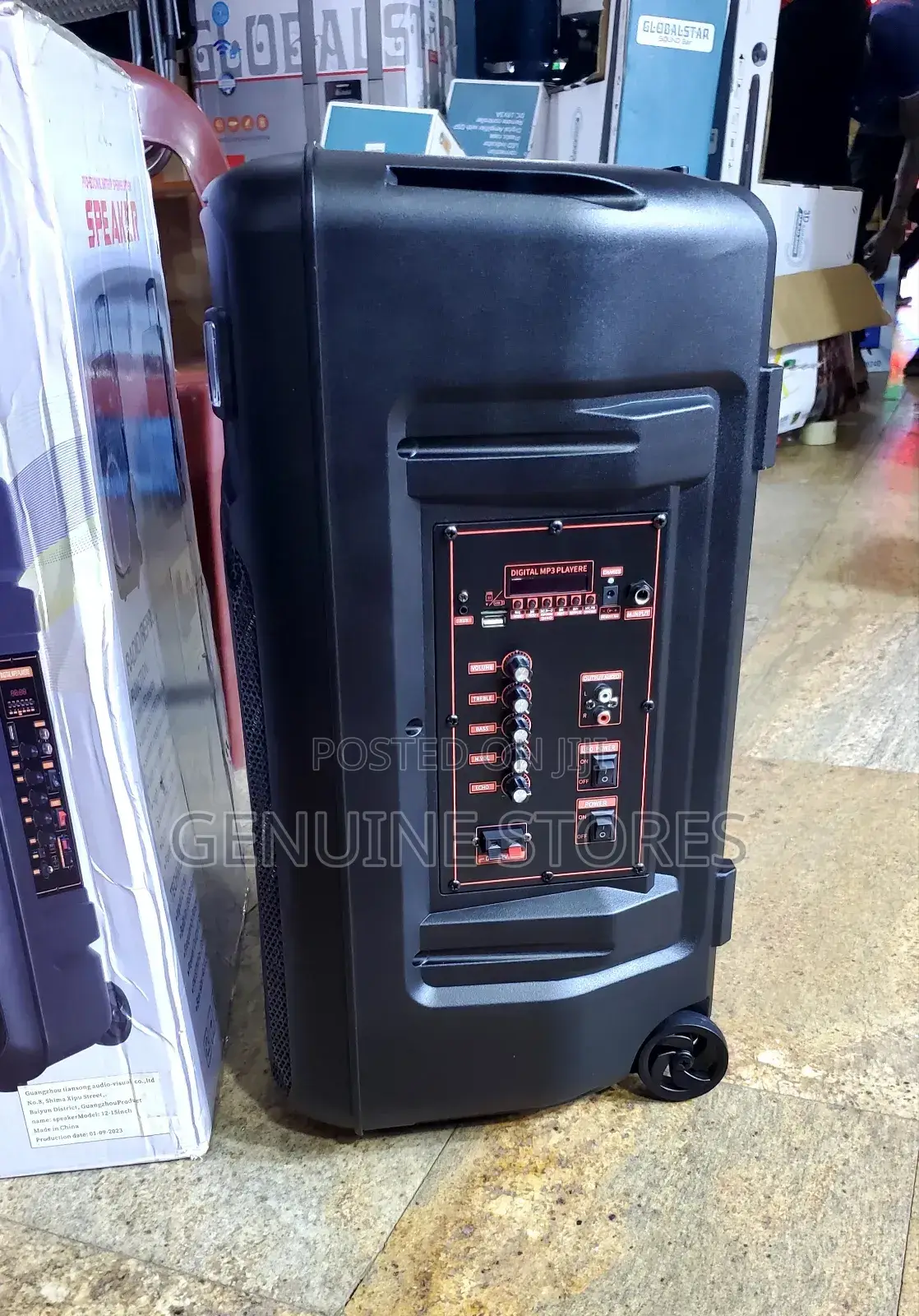 NDR Rechargeable Speaker Q15 With Wireless Microphone.