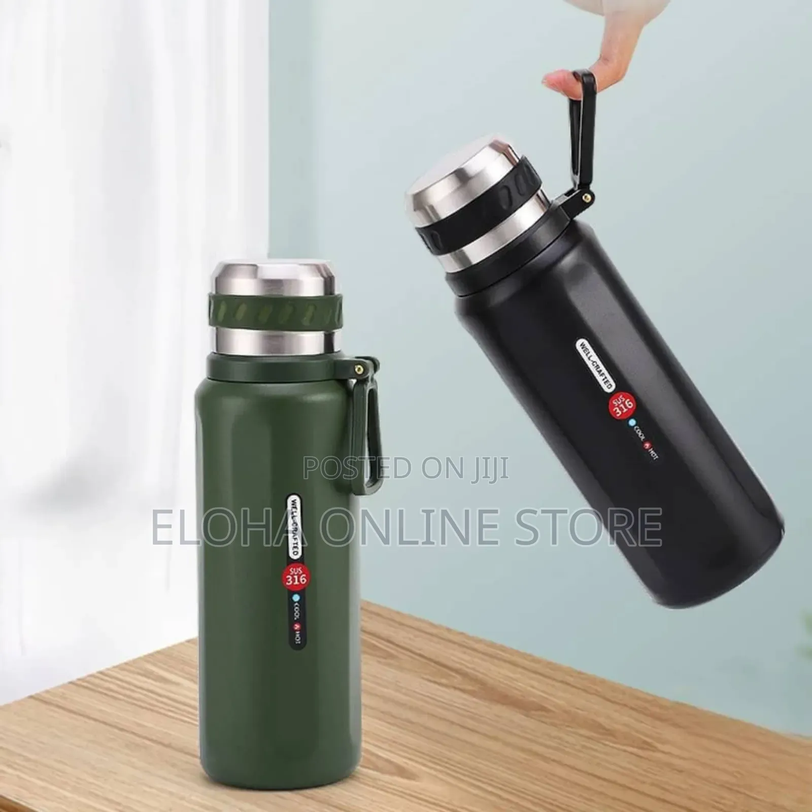 600ml Insulated Stainless Steel Thermos Bottle