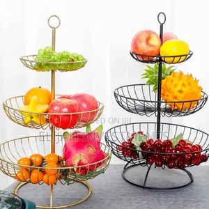 Countertop Fruit Basket Bread and Vegetable Organizer