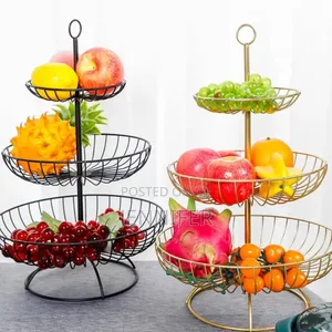 Countertop Fruit Basket Bread and Vegetable Organizer