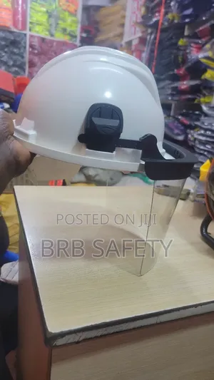 Helmet With Face Shield.
