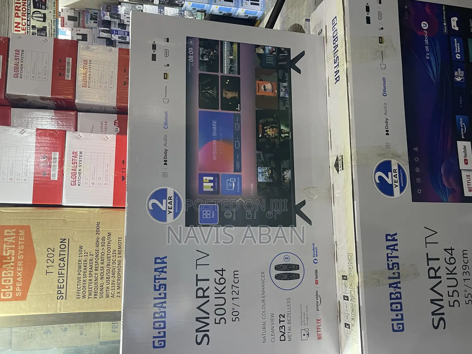 Globalstar 50 Inches Smart Tv With Youtube Neftlix Internet