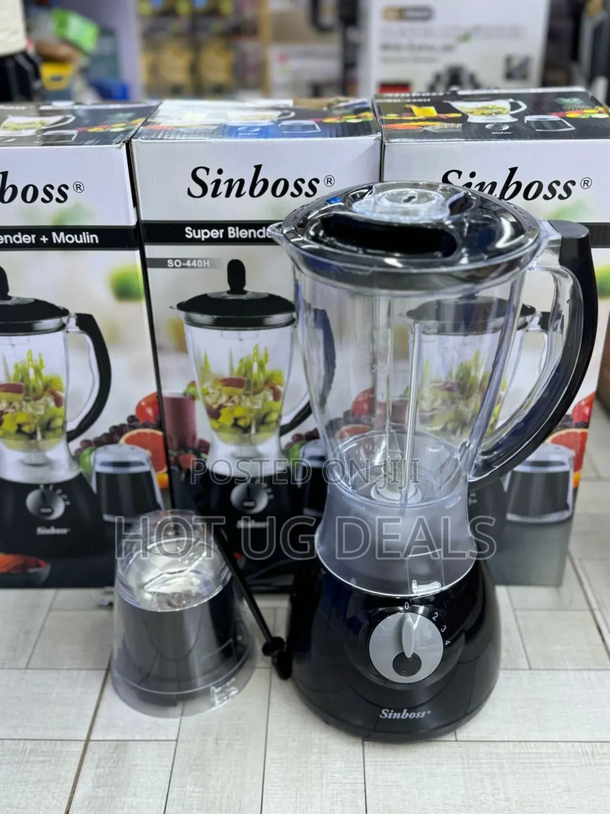 1.5l 2 In1 Electric Juice Blender With Grinder
