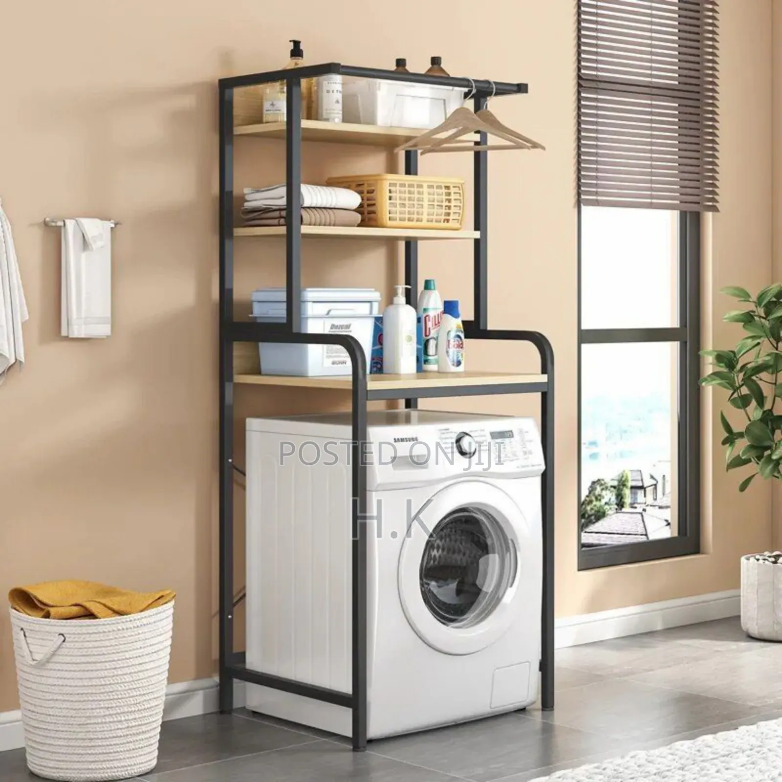 3-Layer Over-the-Washing-Machine Storage Rack