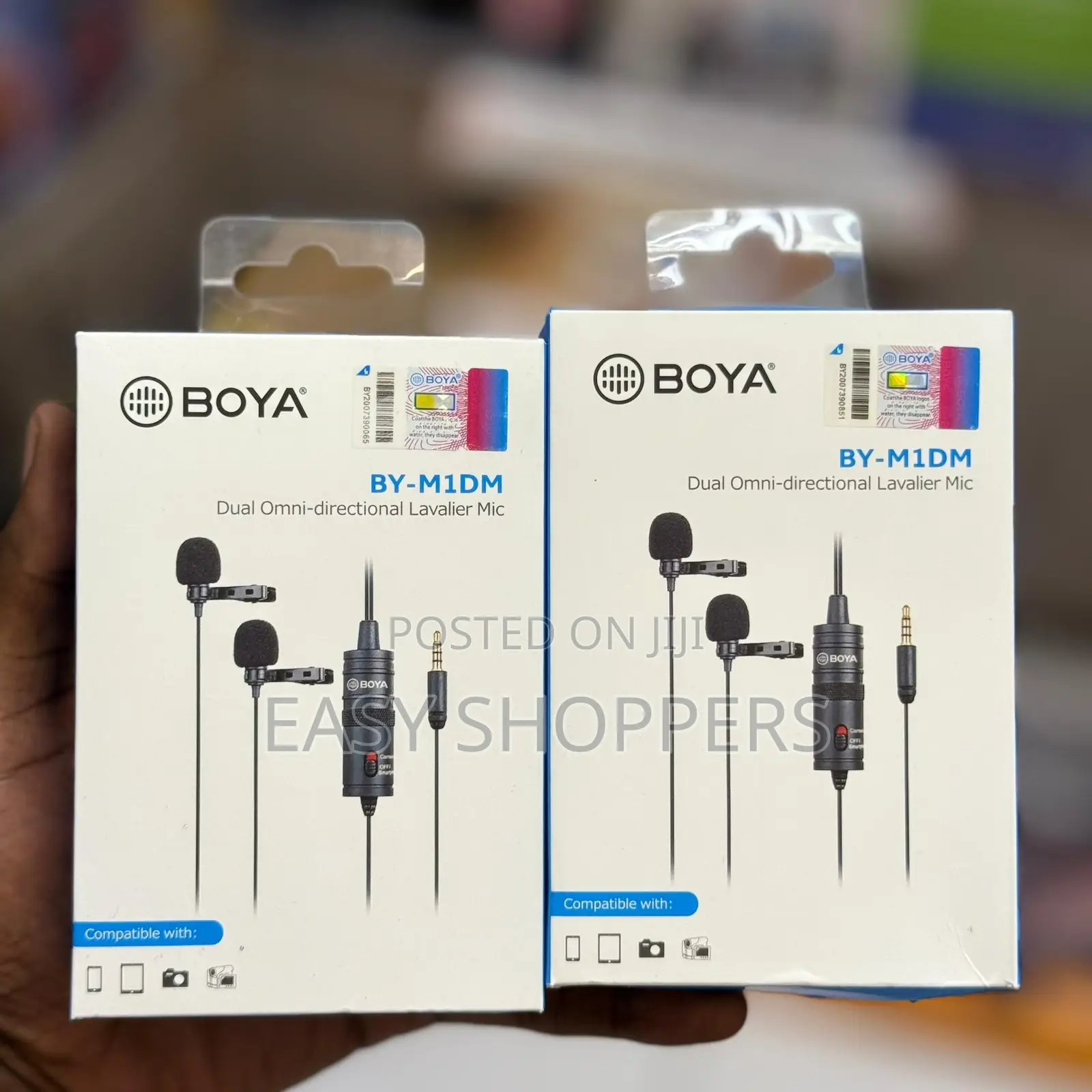 Boya by-M1dm Dual Omnidirectional Lavalier Microphone