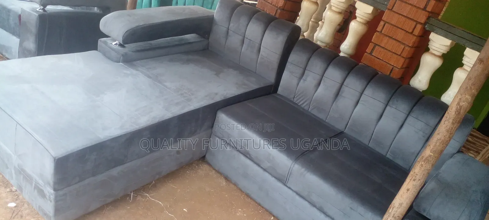 Brand New Luxurious Gray Sofas