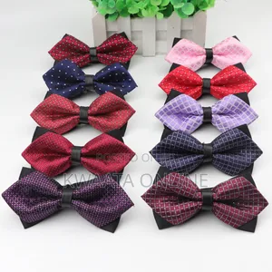 Gentleman's Diamond Pointed Pre-Tied Bow Tie