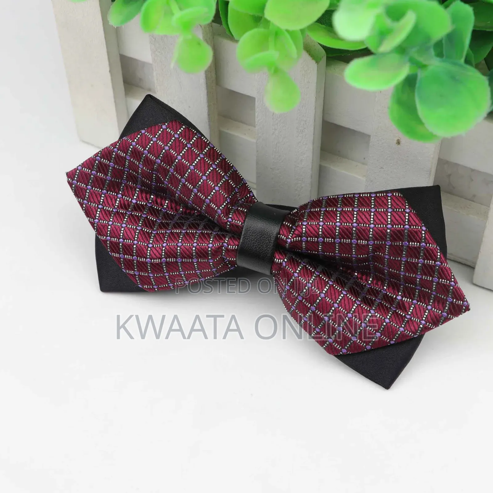Gentleman's Diamond Pointed Pre-Tied Bow Tie