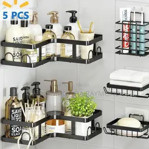 5 Piece Corner Caddy Shower Organizer