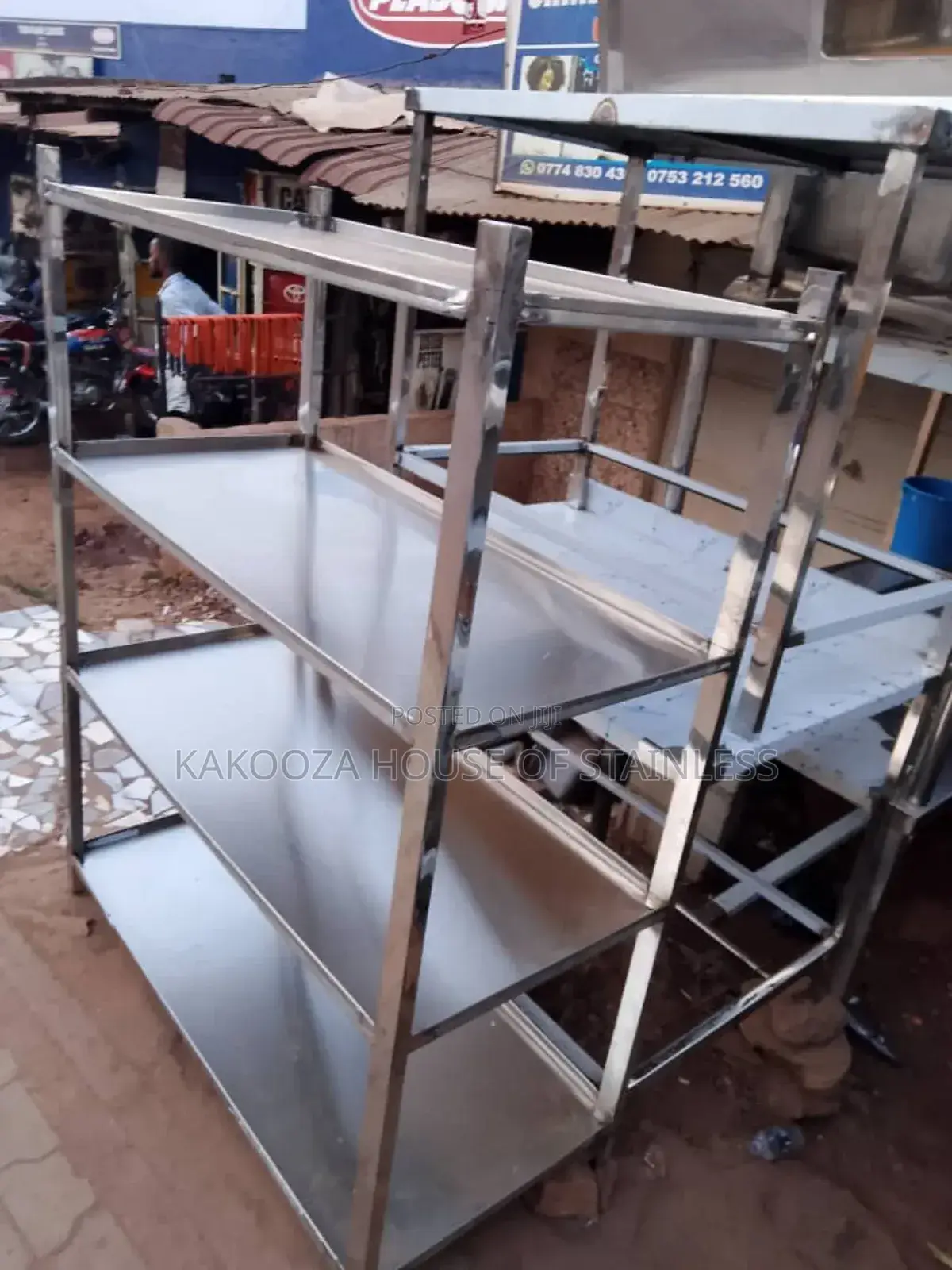 Stainless Steel Rack With Four Shelives
