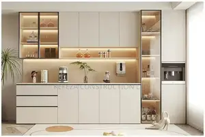 Kitchens With Lights and Glass Cabinets