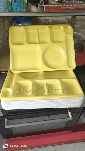 Uk Melamine Food Portion/ Sectioned Plates/ Cafeteria Trays