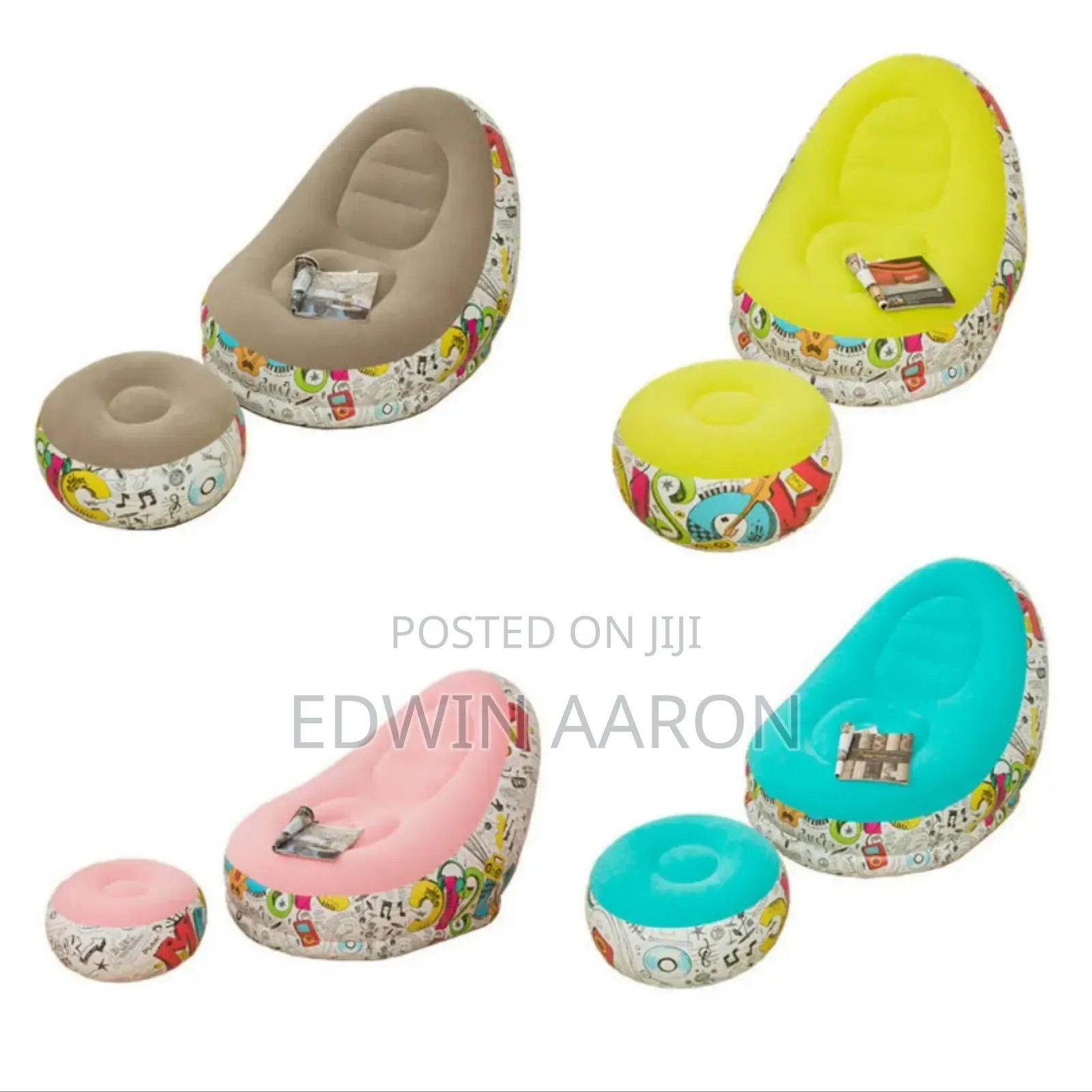 Colored Inflatable Air Sofa