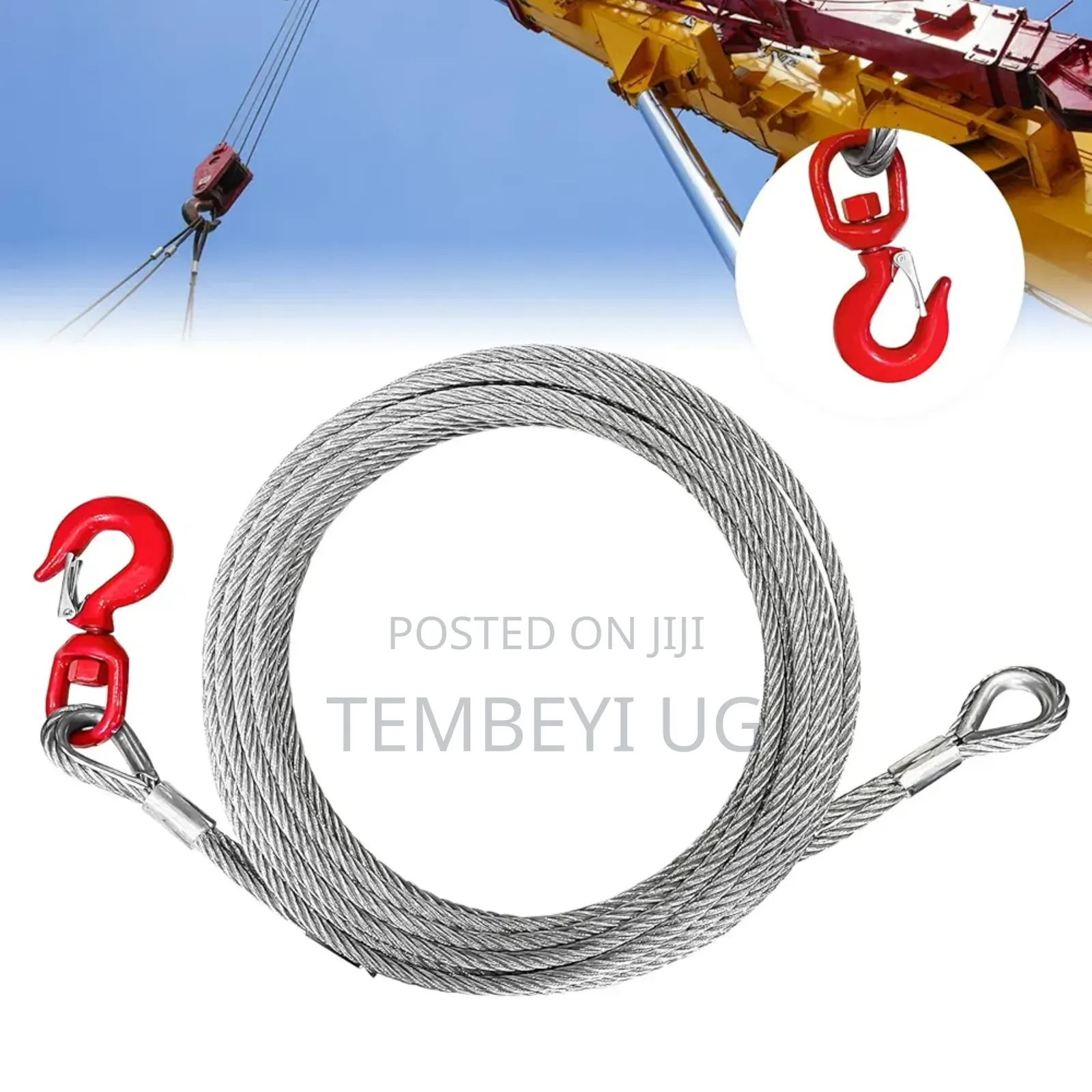 6ton Industrial Tow Cable, Car Winch