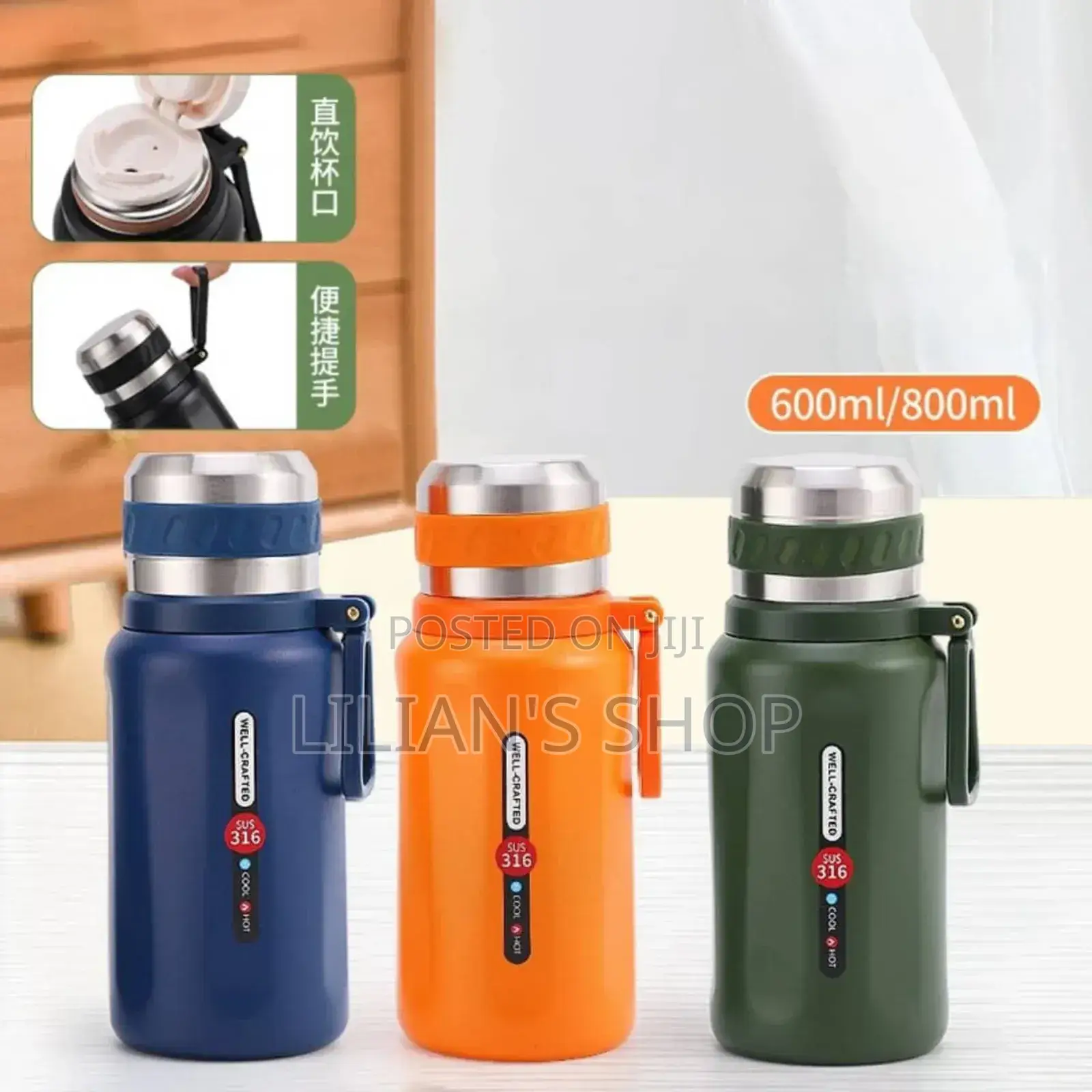 Stainless Steel Vacuum Insulated Water Bottles